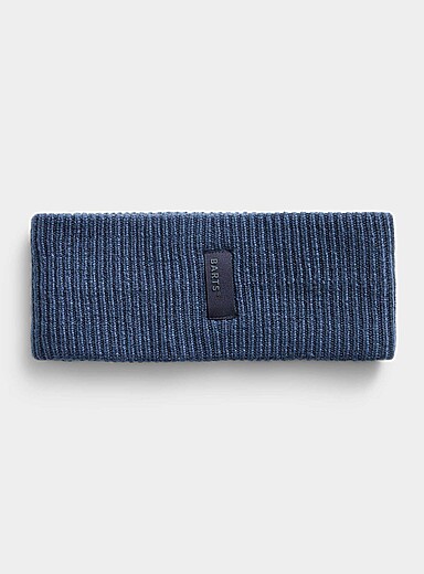 Polar fleece-lined ribbed headband