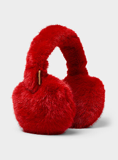 Faux-fur XL ear muffs