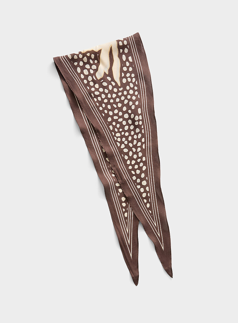 Pattern And Stripes Diamond Scarf