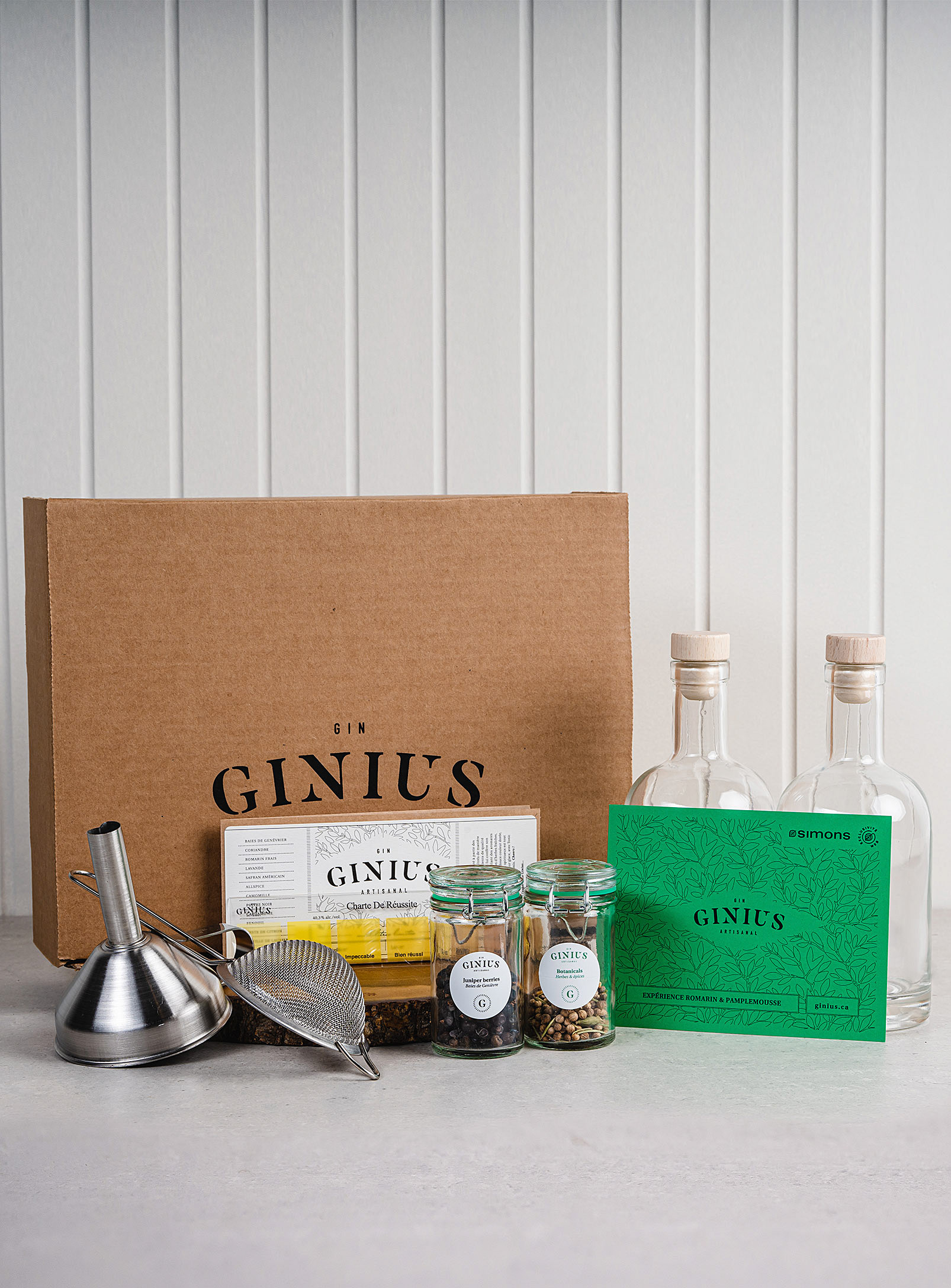 Ginius - L'ensemble de fabrication de gin artisanal