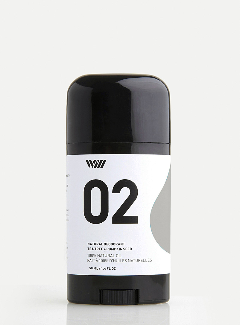 Way of Will: Le déodorant naturel théier et graines de citrouille Vert pour homme