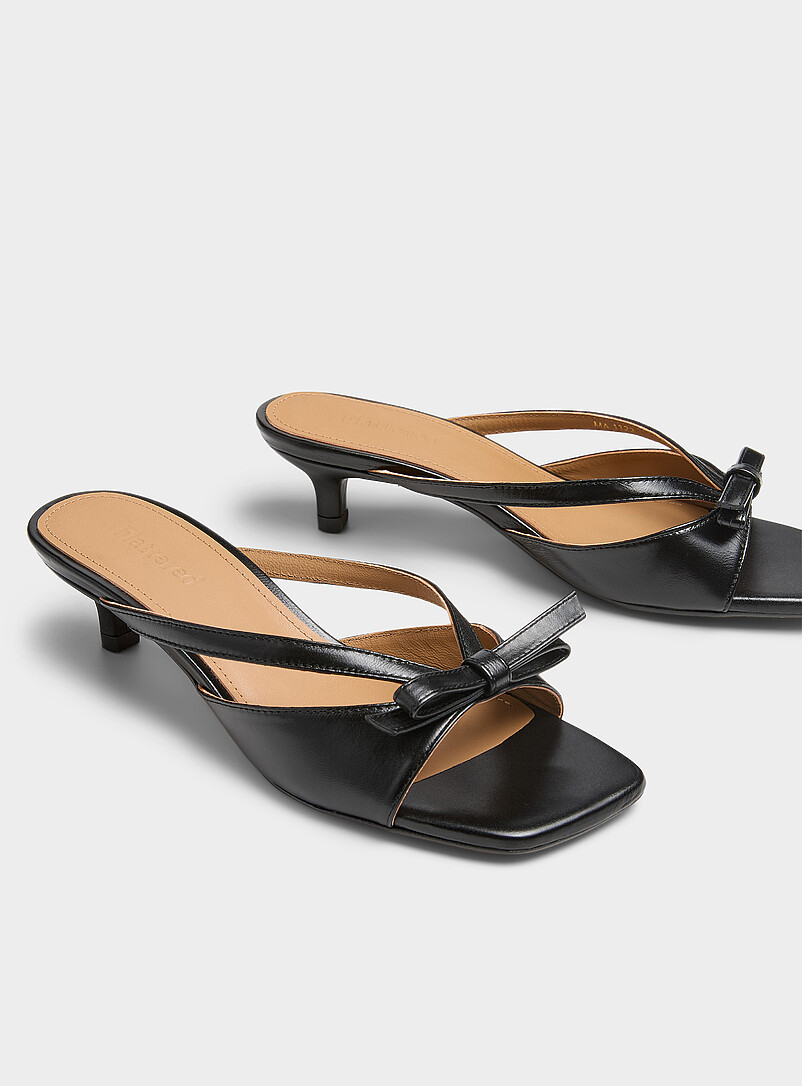 Jordan bow leather sandals Women product image 2