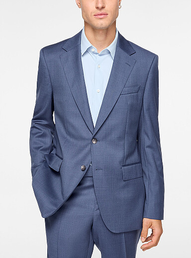 BOSS: Le veston ajust&eacute; One Bleu p&acirc;le - Bleu ciel pour homme