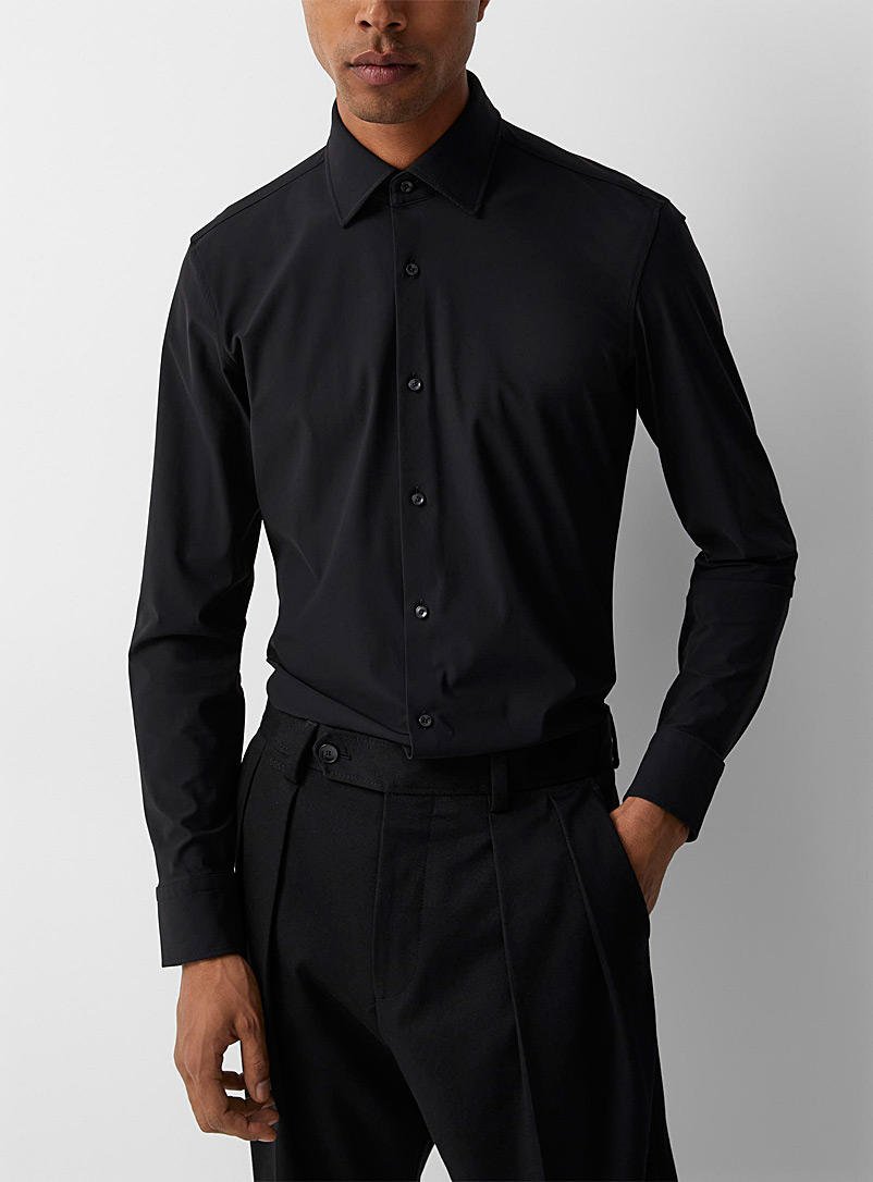 BOSS Black Performance fabric shirt for men