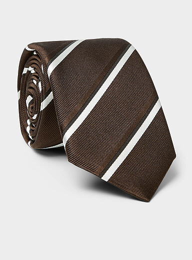 Silk pattern tie