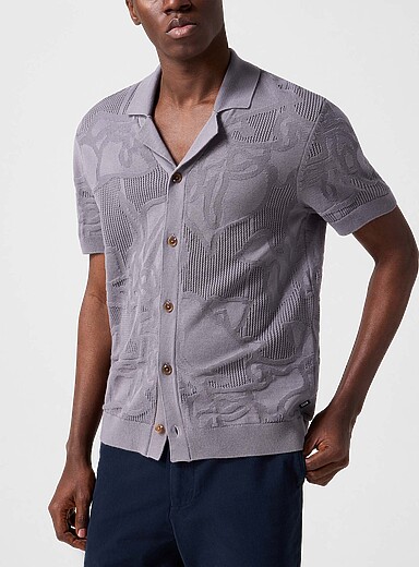 La chemise cabana tricot ajour&eacute;