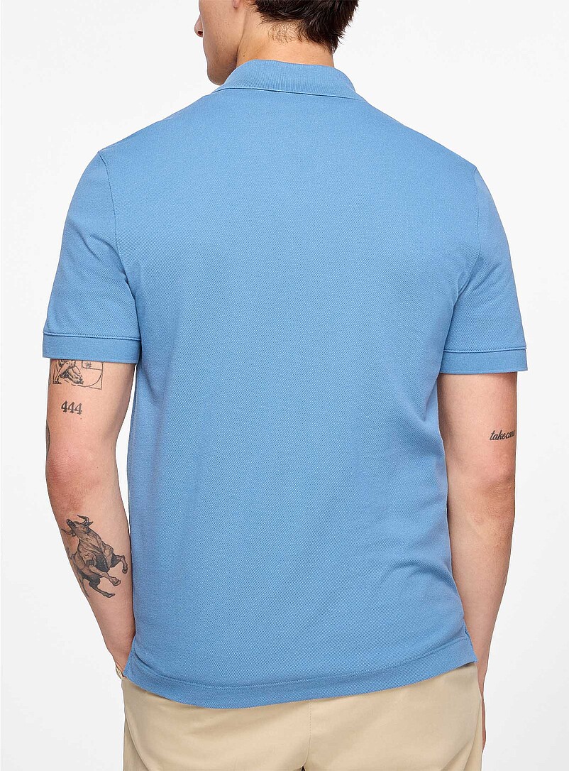 BOSS Black Pallas tone-on-tone logo polo shirt for men