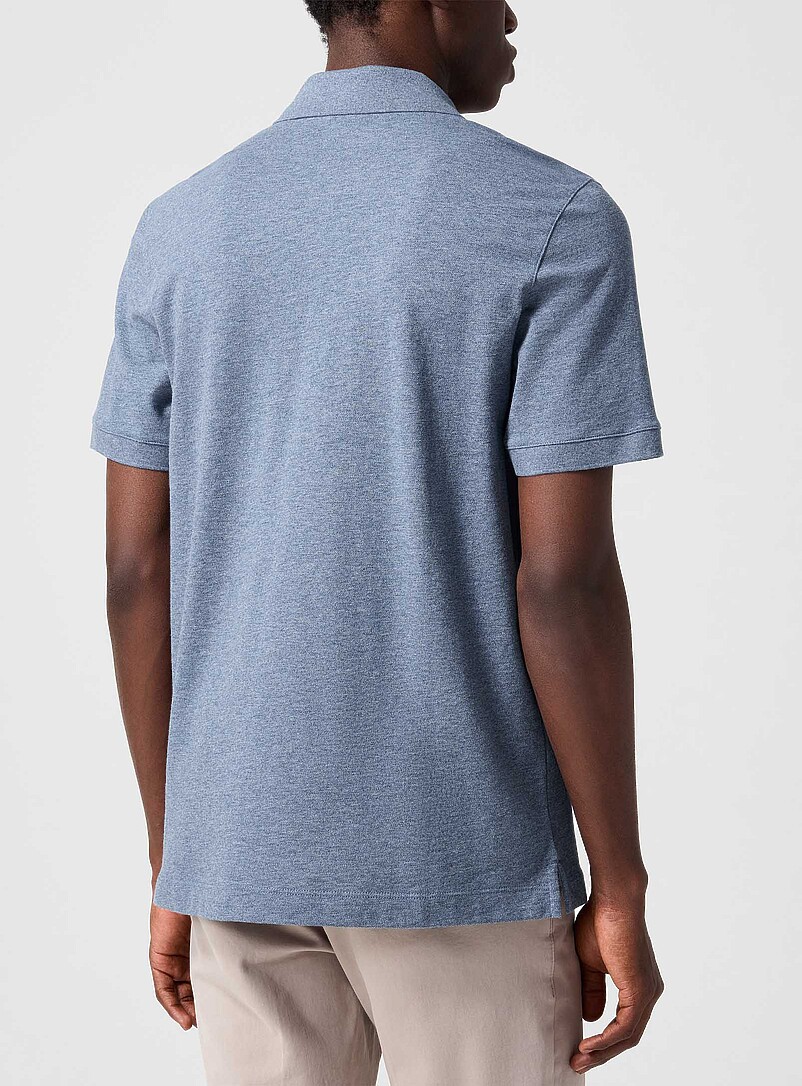 BOSS: Le polo Pallas logo ton sur ton Noir pour homme