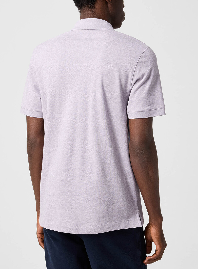 BOSS: Le polo Pallas logo ton sur ton Noir pour homme