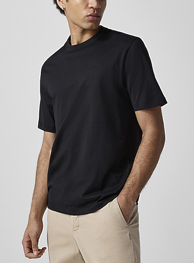 BOSS Black Essential tone-on-tone logo T-shirt for men