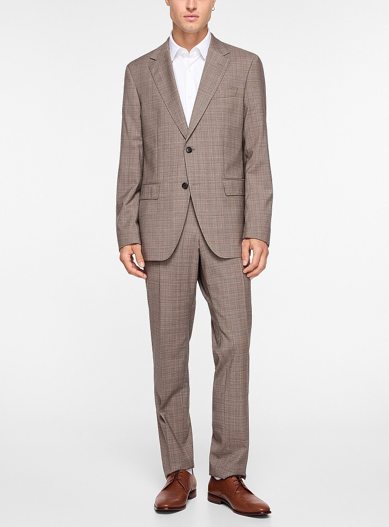 Prince of Wales slim-fit suit product image (primary)