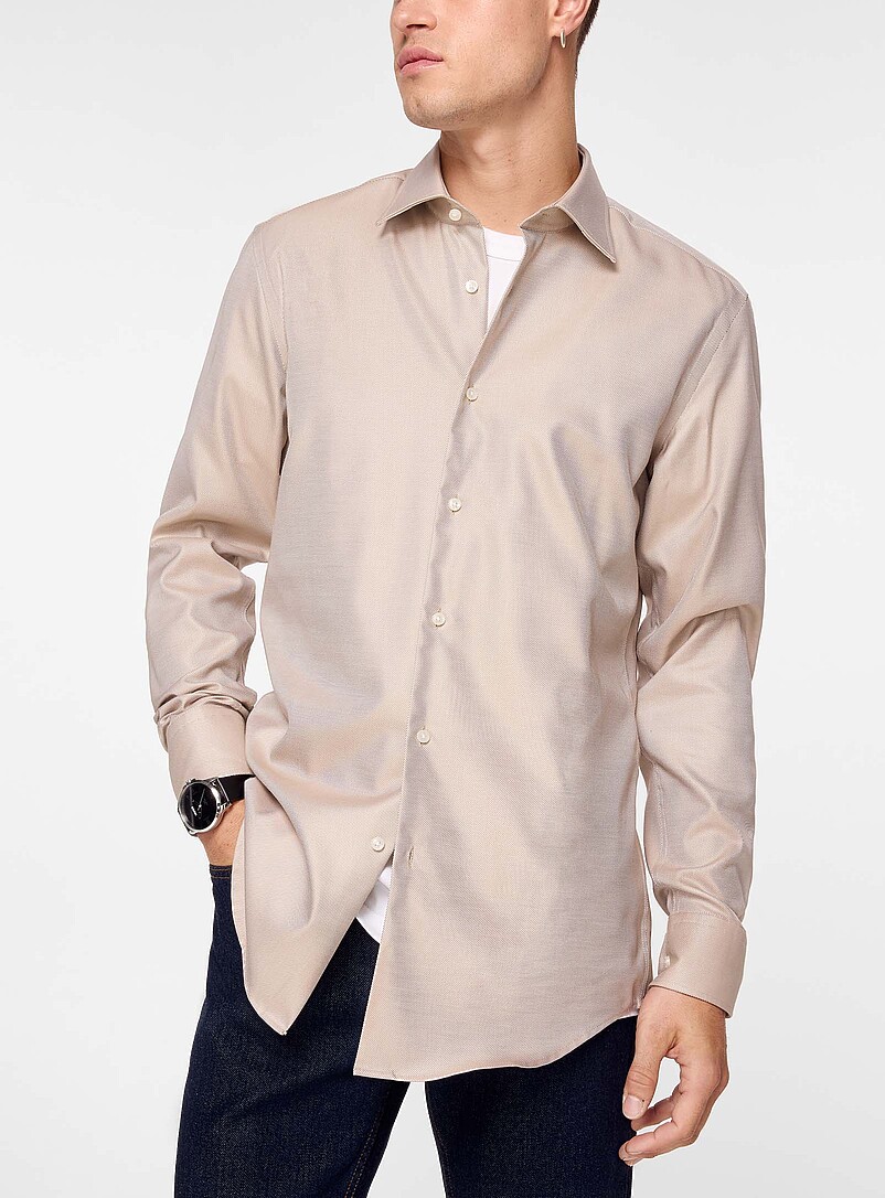 Ecru twill shirt product image 2