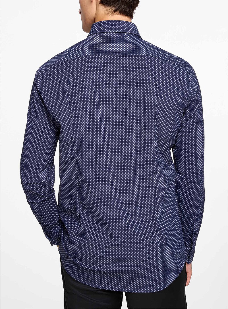Performance geometric mini-pattern shirt product image 2
