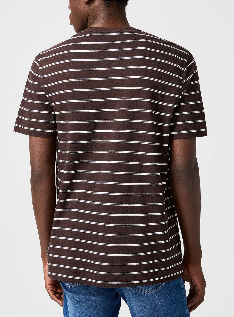 Cotton linen striped T-shirt product image 2