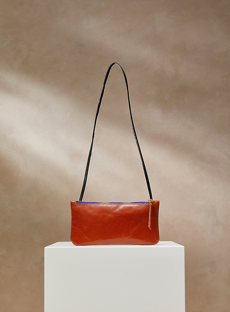 Gonthier Atelier Black Milano leather crossbody mini-bag
