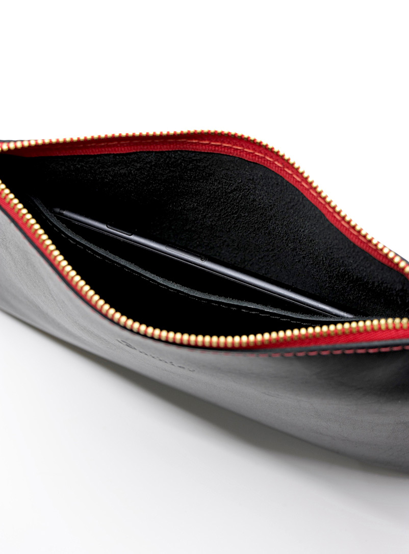 Gonthier Atelier Black Callas leather small crossbody bag