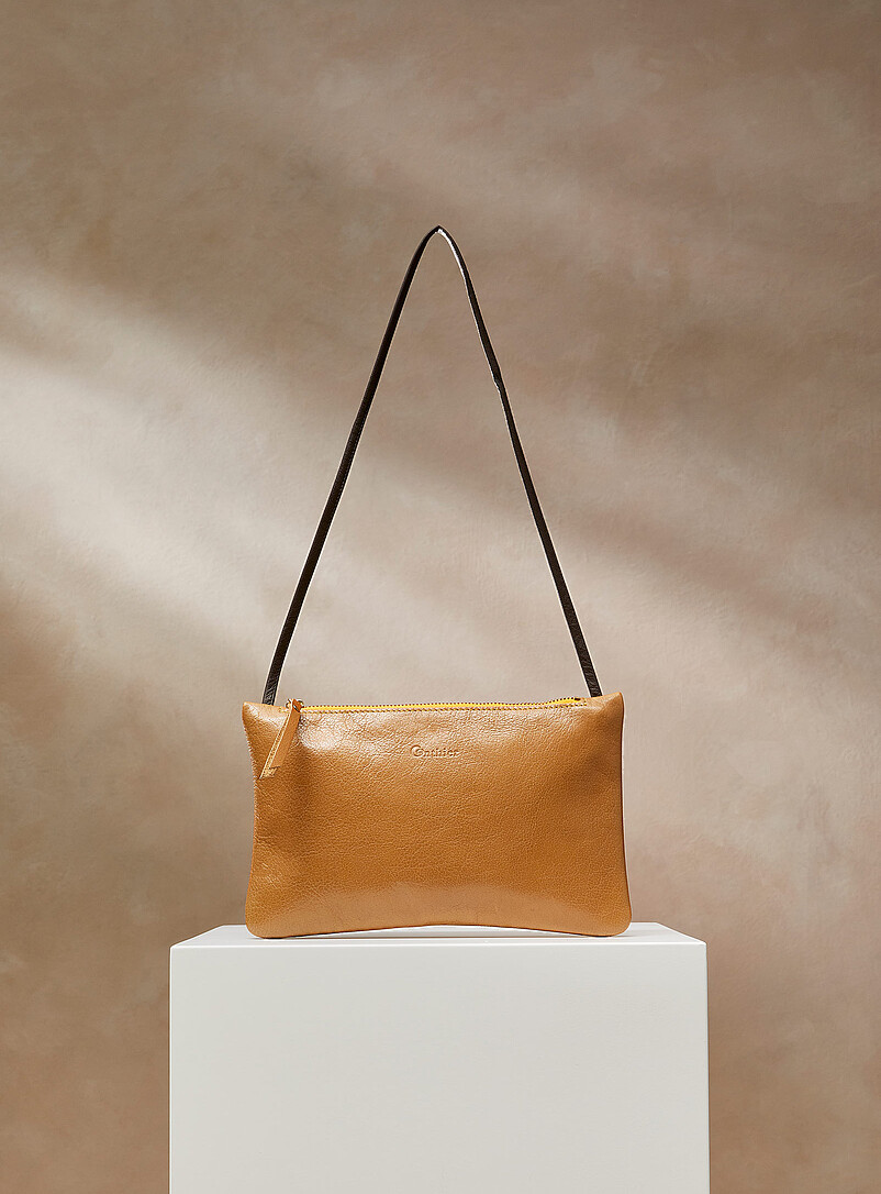 Gonthier Atelier: Le petit sac bandouli&egrave;re en cuir Callas Noir