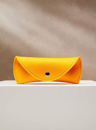 Jazz wool felt glasses case
