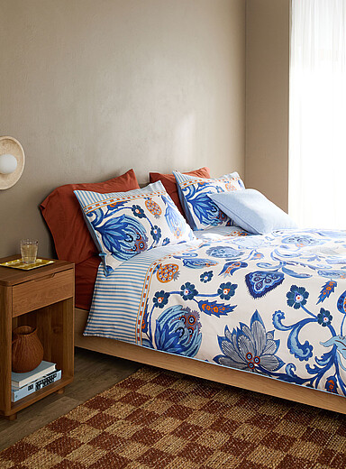 Simons Maison Blue Taya blue flowers duvet cover set