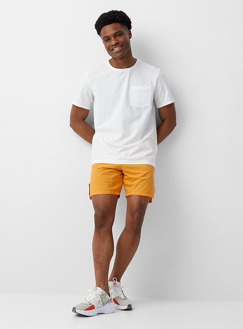 HOUDINI: Le t-shirt toile extensible légère Cover Blanc pour 