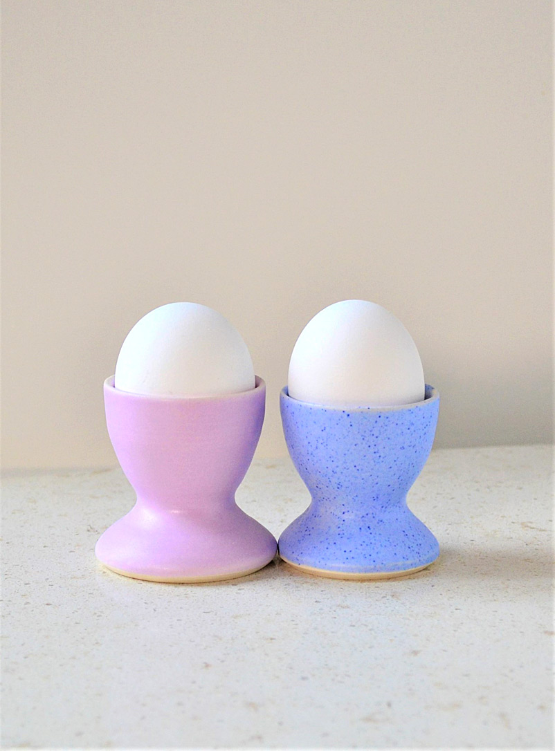 Akai Ceramic Studio Assorted Pastel eggcups Set of 2