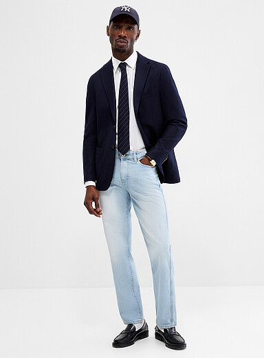 Vintage-blue Noah jean <b>Straight fit</b>