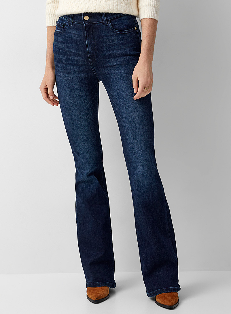 Bridget dark indigo jean Fit: Semi-flared leg, high rise product image 2