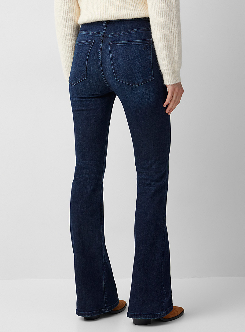 Bridget dark indigo jean Fit: Semi-flared leg, high rise product image 3
