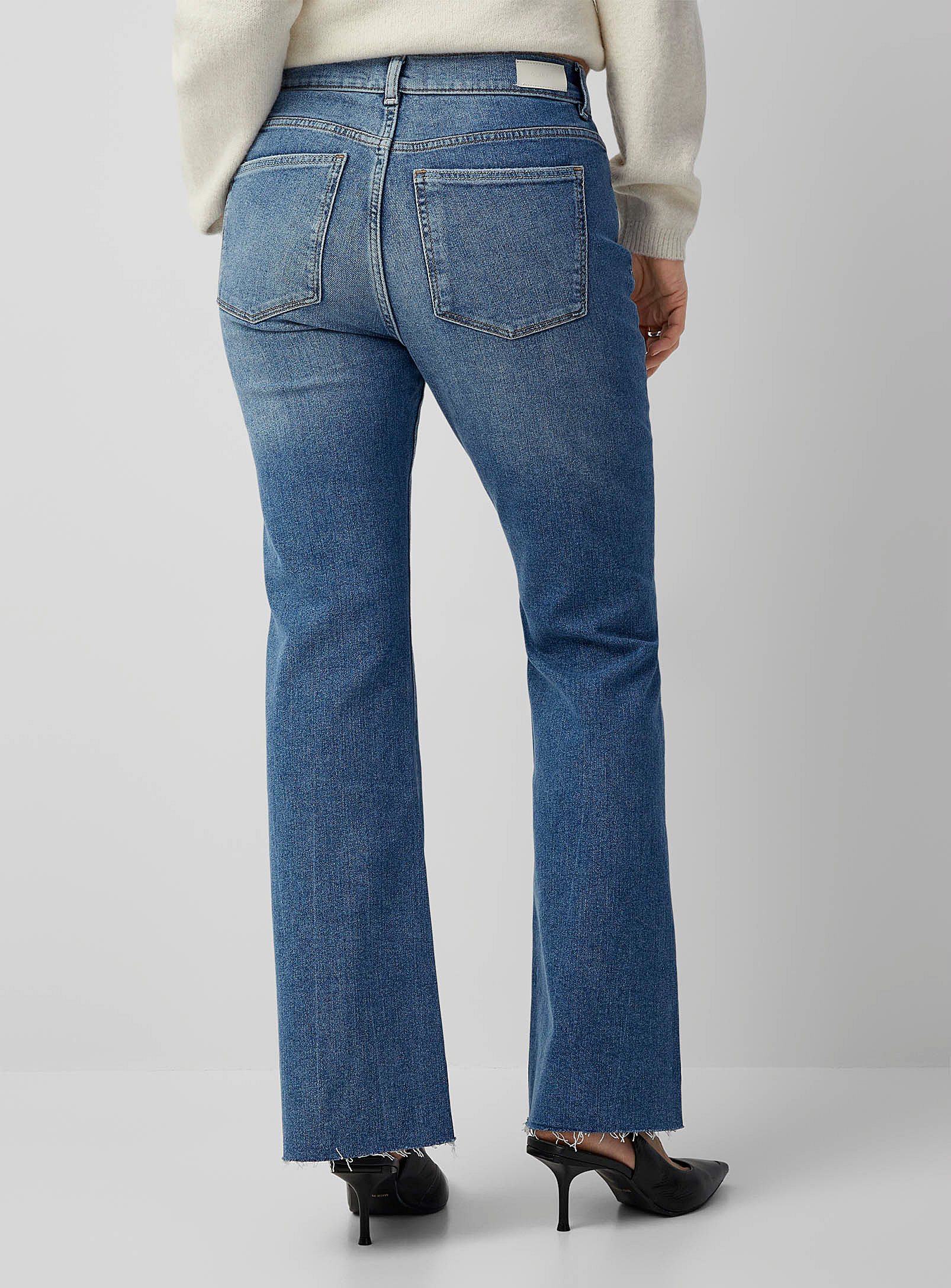 DL1961 - Le jean semi-évasé Bridget indigo moyen