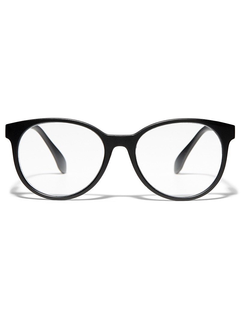 Have a Look Black City round reading glasses for women
