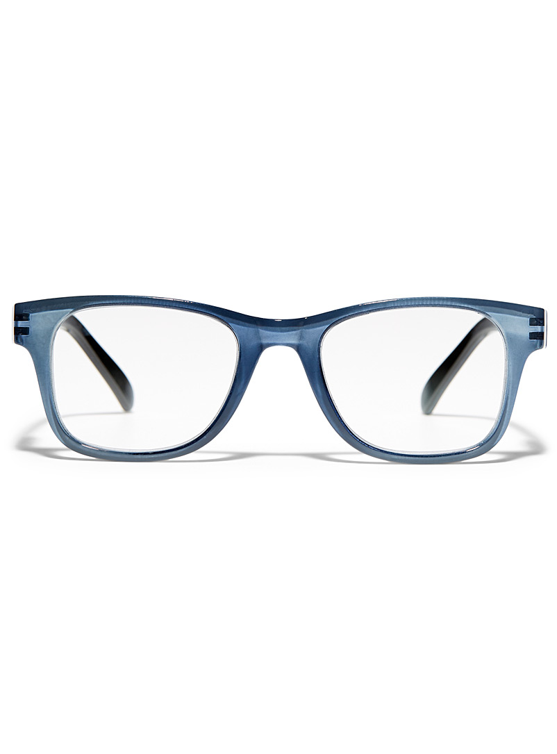 Have a Look Marine Blue Type B rectangular reading glasses for women