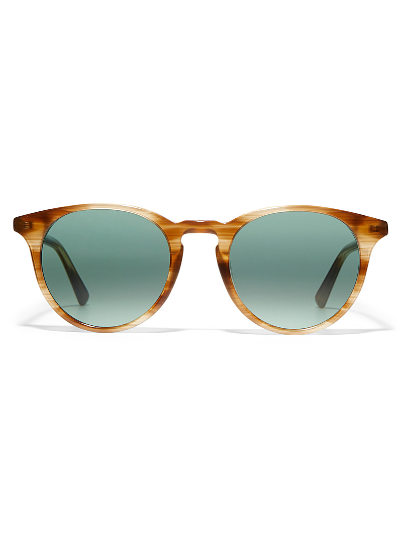 MessyWeekend Dark Brown New Depp round sunglasses for women