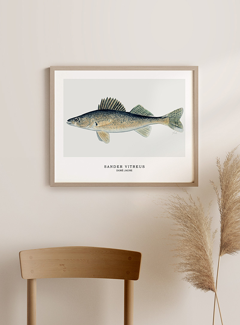 Fiola Green Walleye art print See available sizes