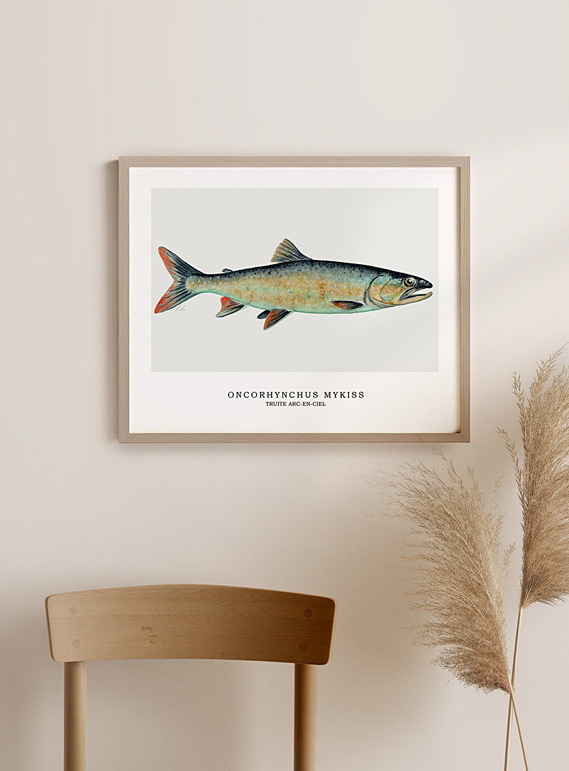 Fiola Green Rainbow trout art print See available sizes