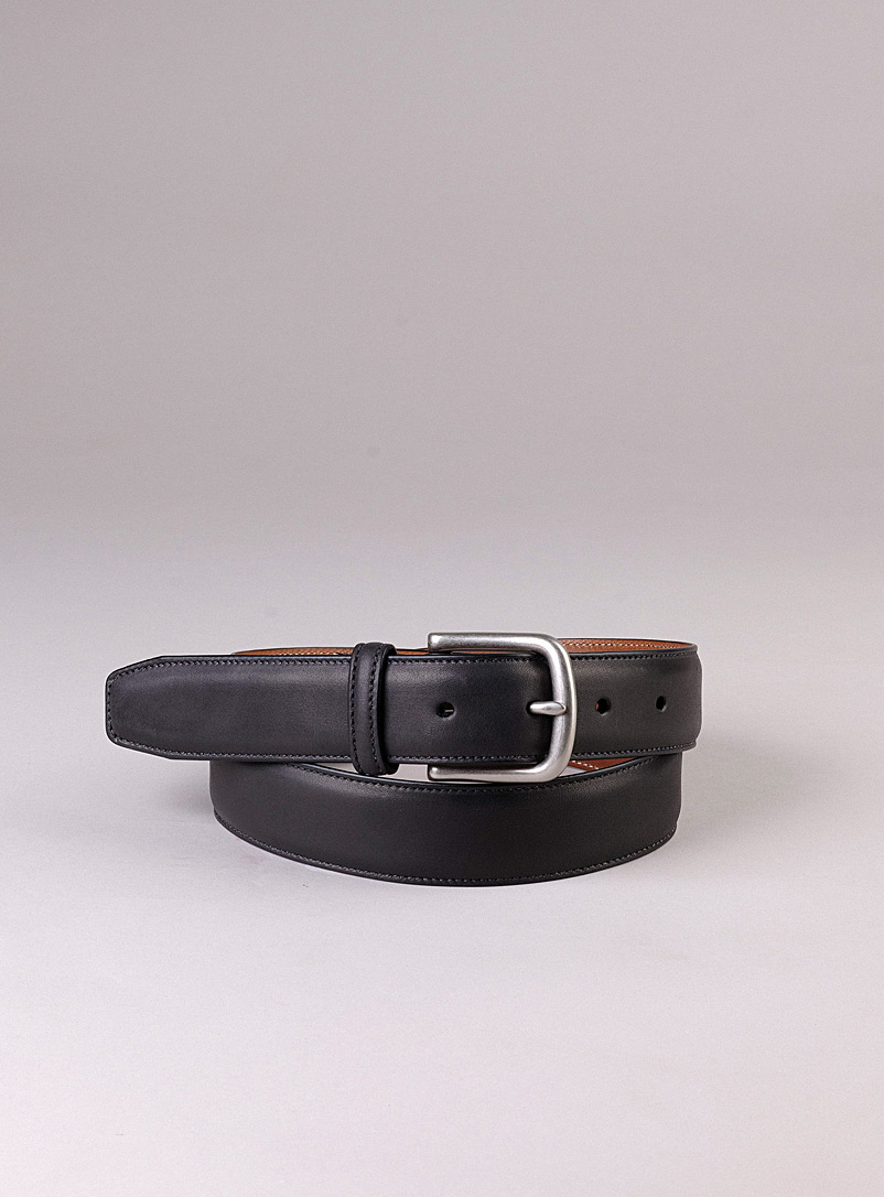 Sfalci Black Darek leather belt
