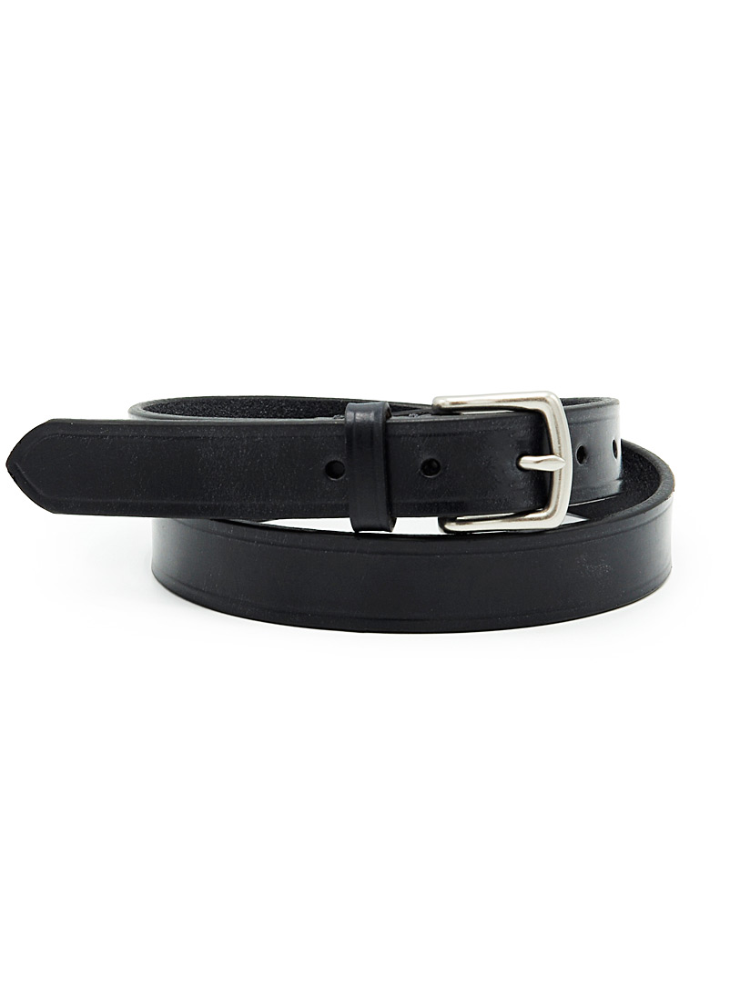 Sfalci Marine Blue Lauren leather belt