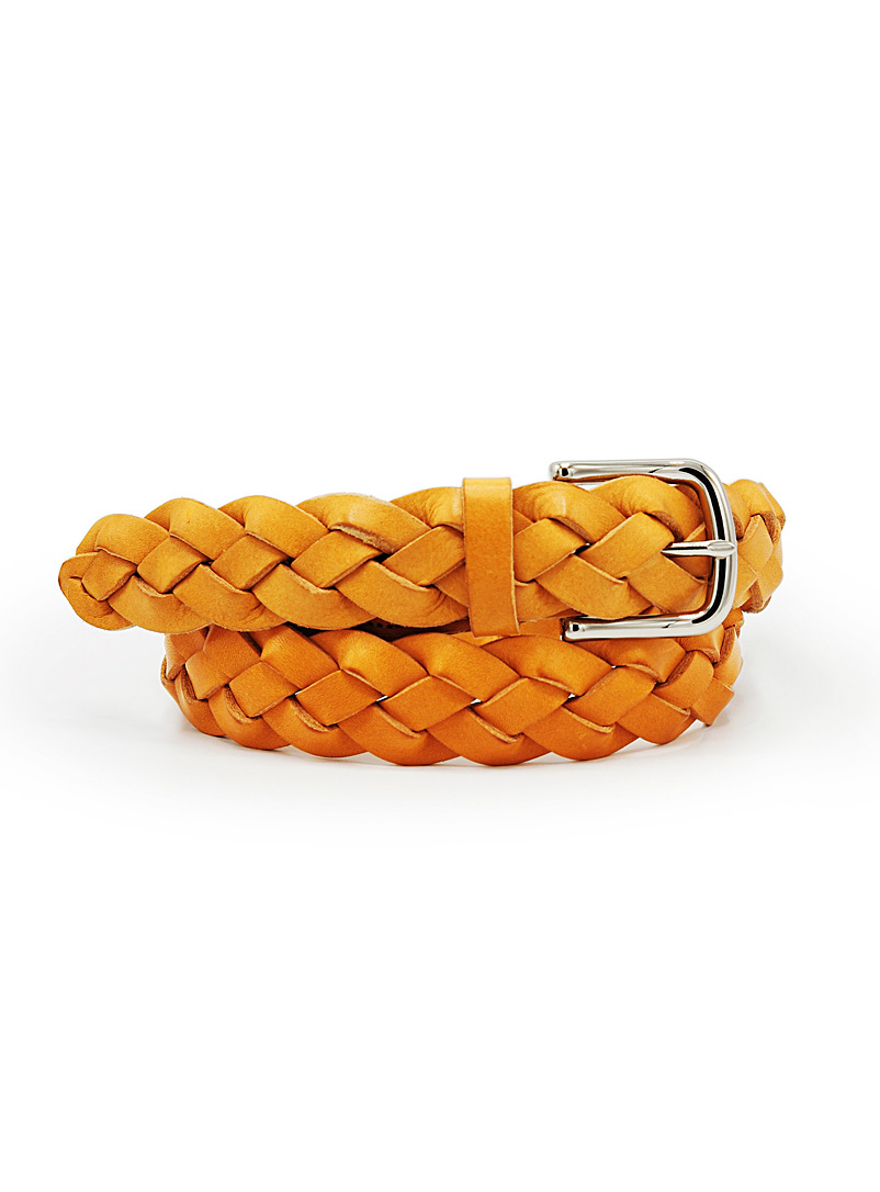 Sfalci Fawn Classic braided leather belt