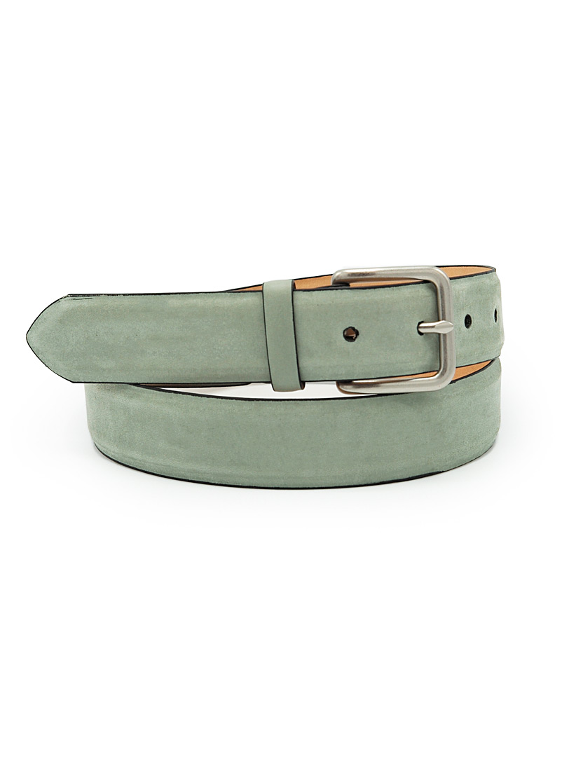 Sfalci: La ceinture en cuir Classic 32 Vert pistache - Menthe