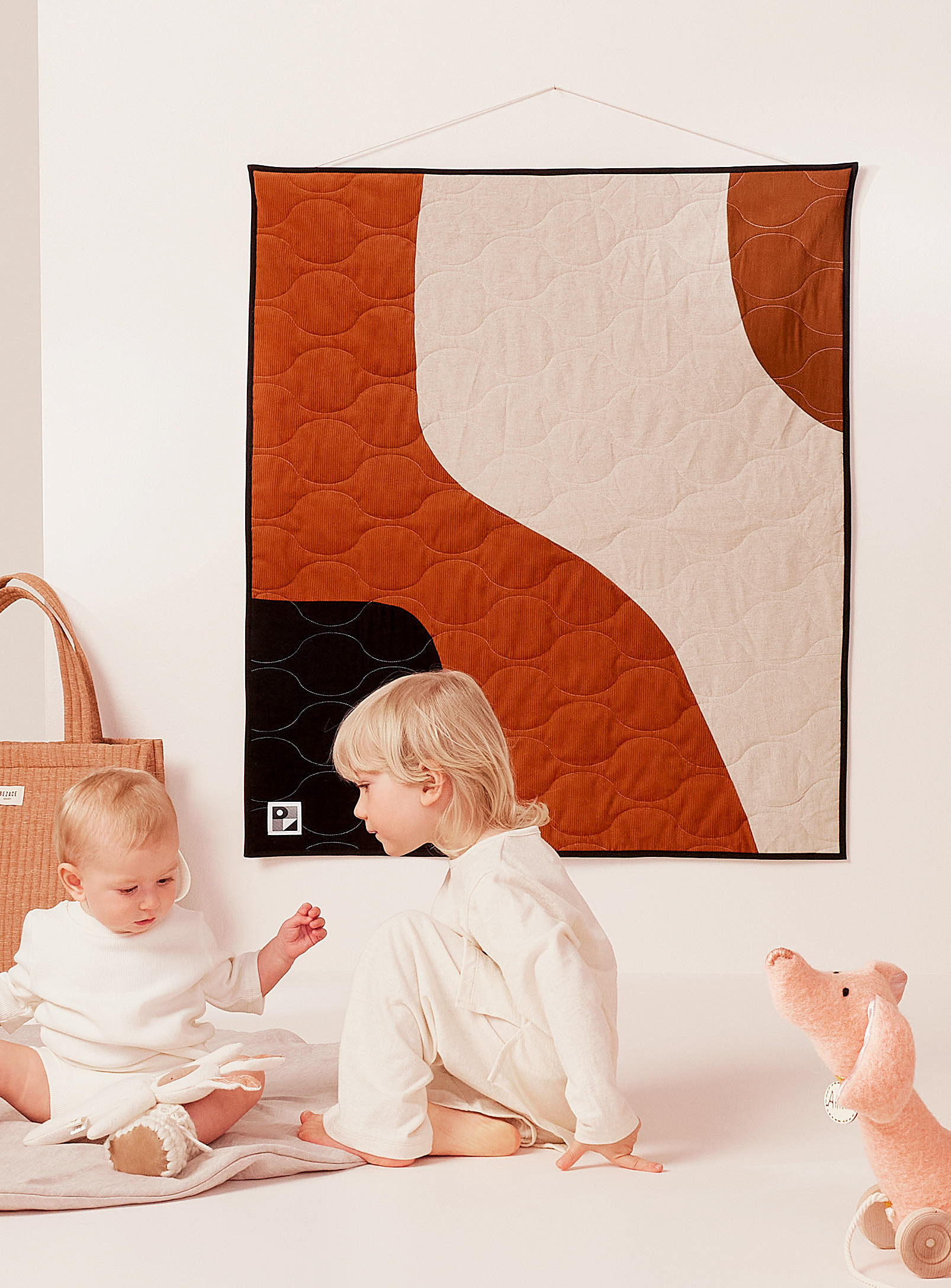 Le Point Visible Beaubien Children's Quilt Series Limited To 2 Copies In Copper