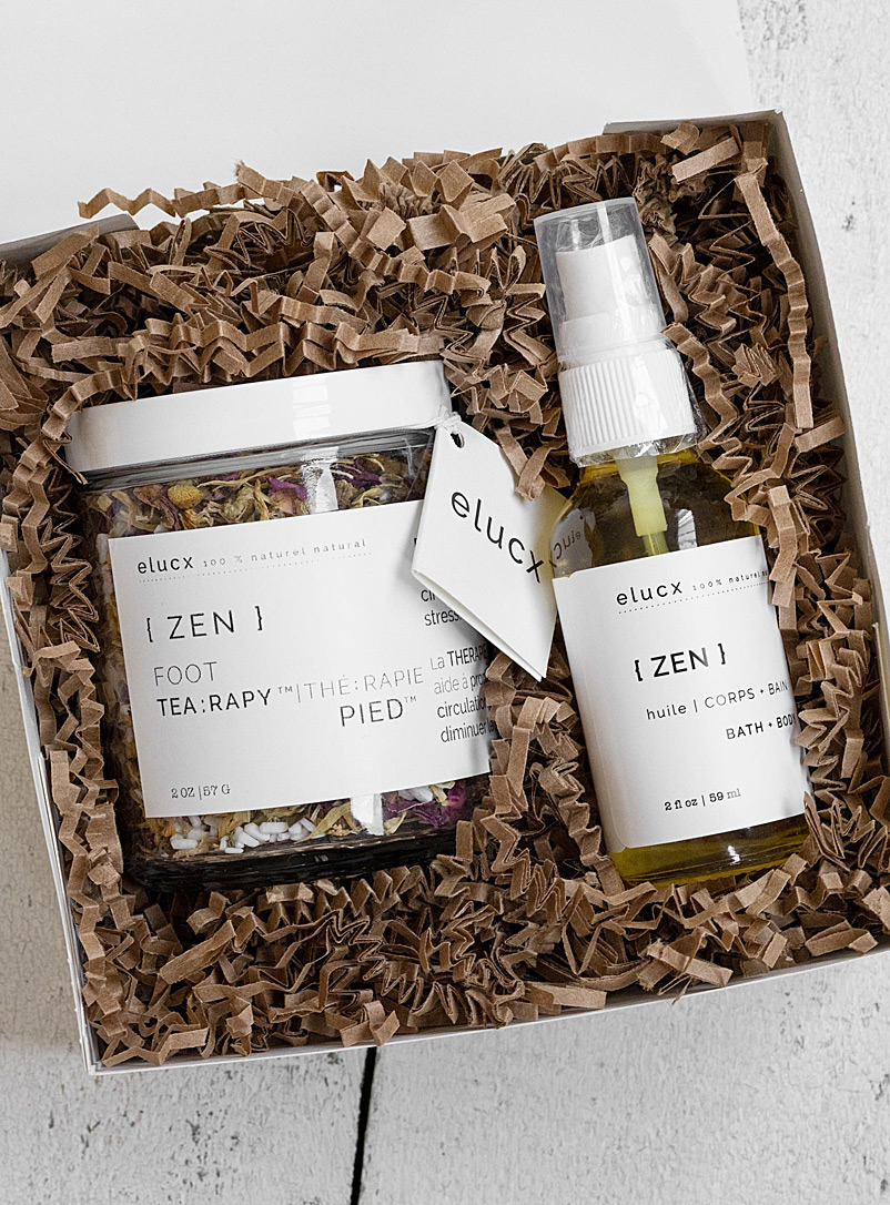 Elucx Zen  Zen gift set Foot soak and body & bath oil