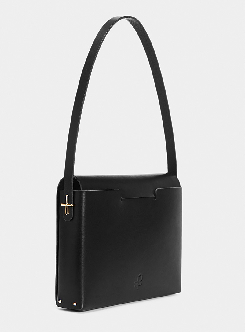 Partoem Black Tome 1 leather handbag