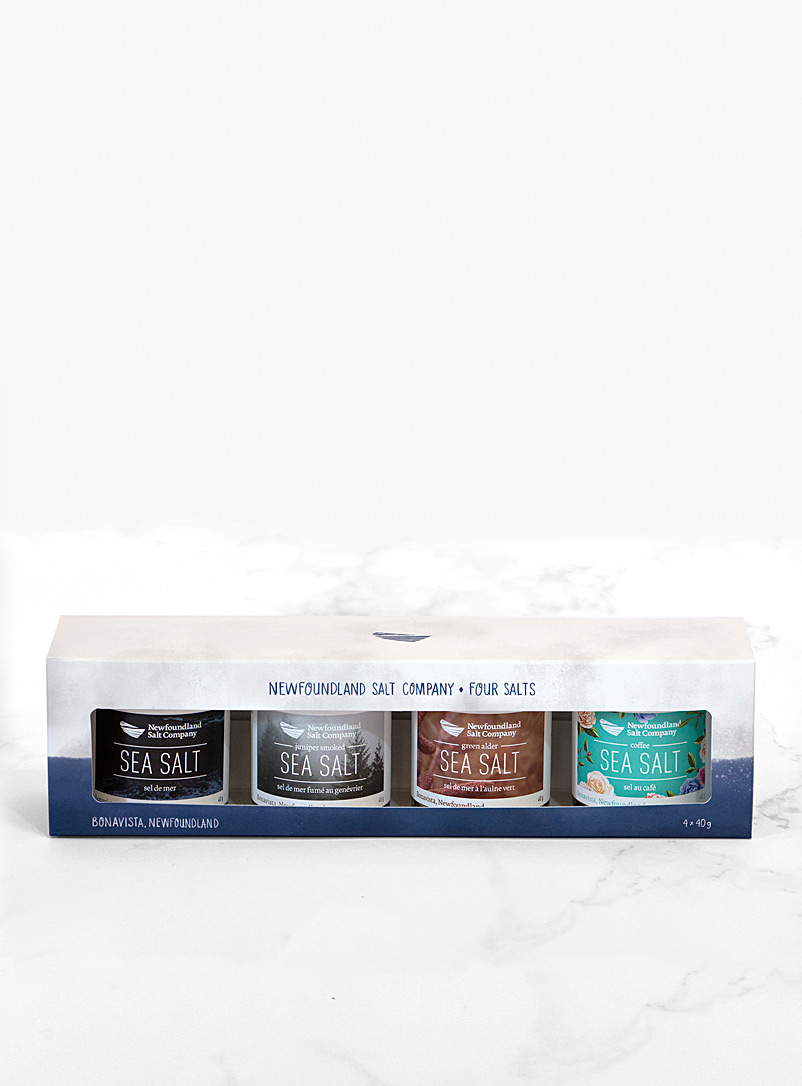 Newfoundland Salt Company Assorted Discovery sea salt boxed set Set of 4 products