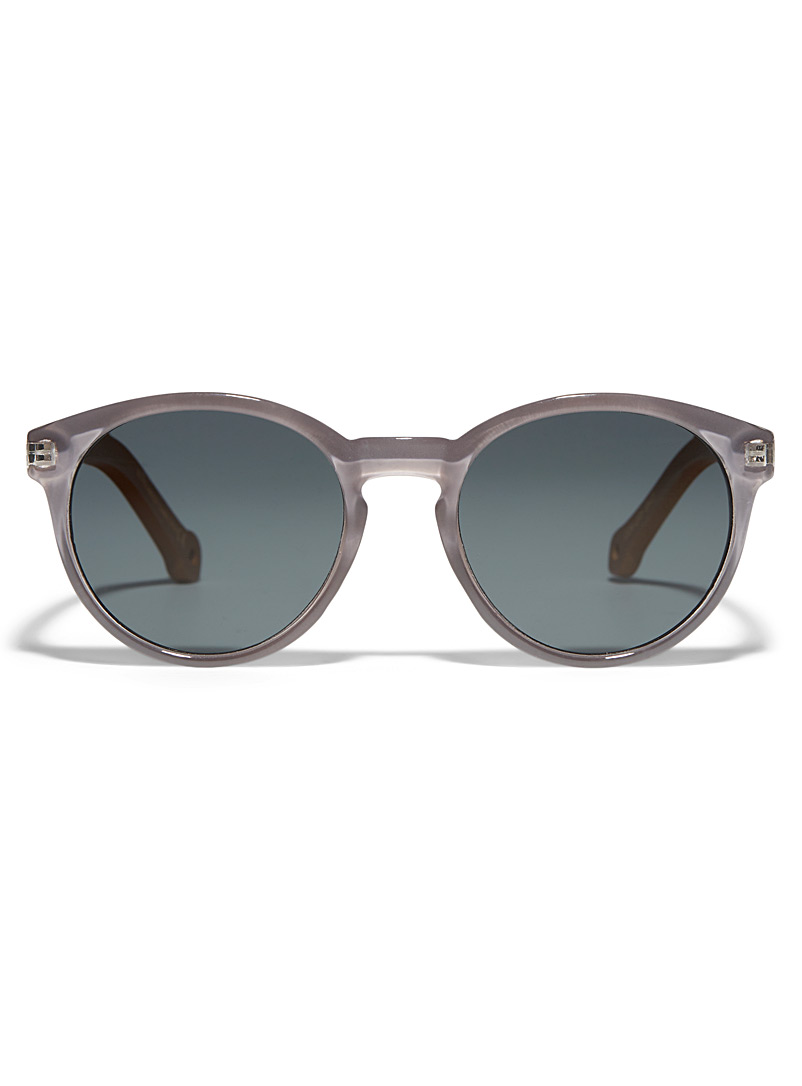 Parafina Purple Costa round sunglasses for women