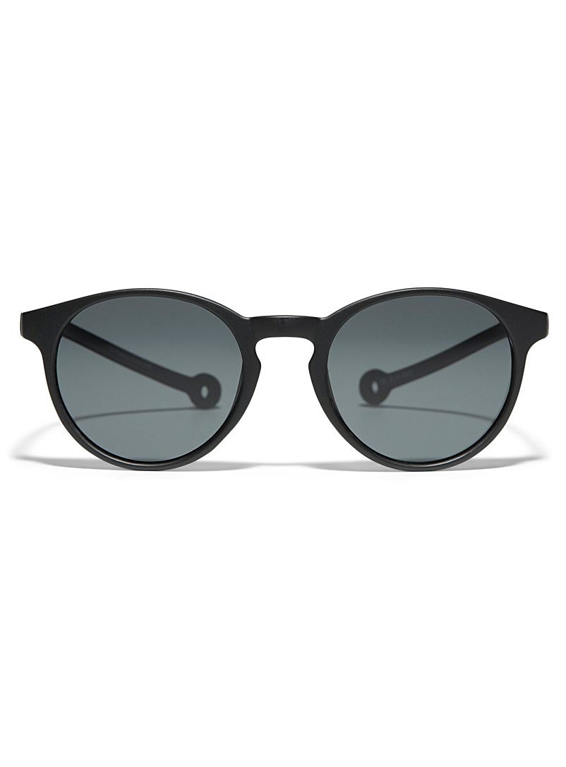 Parafina Black Isla round sunglasses for women
