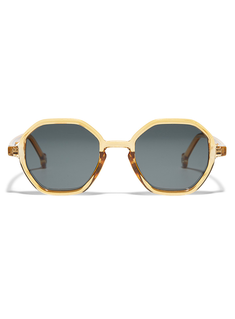 Parafina Honey Cascada geo round sunglasses for women