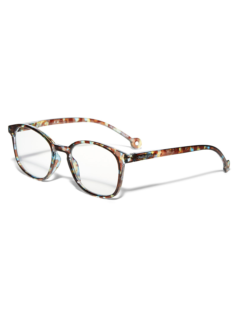 Parafina: Les lunettes de lecture rectangulaires Sena Anti-lumi&egrave;re bleue Noir pour femme