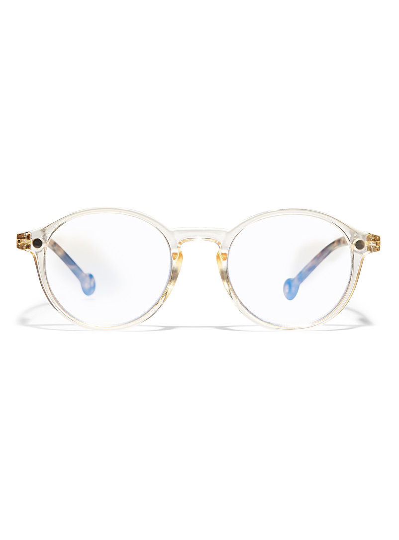 Parafina: Les lunettes de lecture rondes Volga Brun moyen pour femme