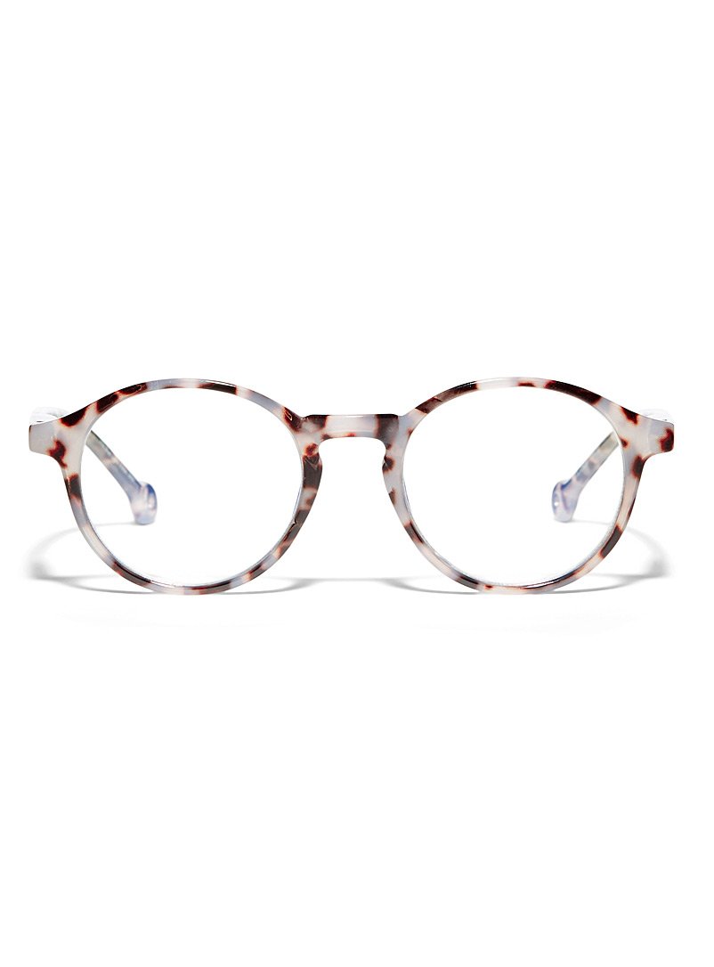 Parafina: Les lunettes de lecture rondes Volga Brun moyen pour femme