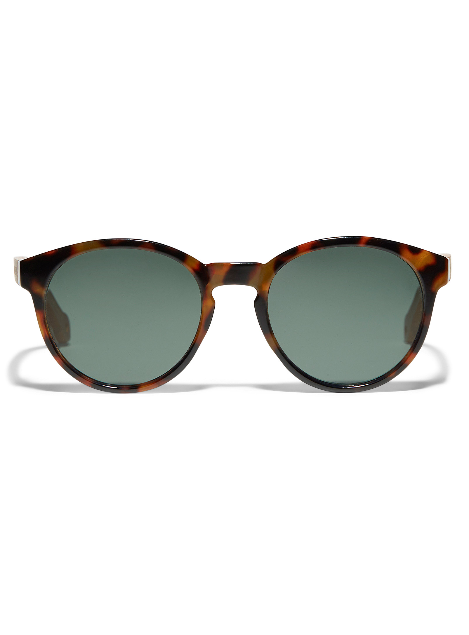 Parafina Costa Round Sunglasses In Light Brown