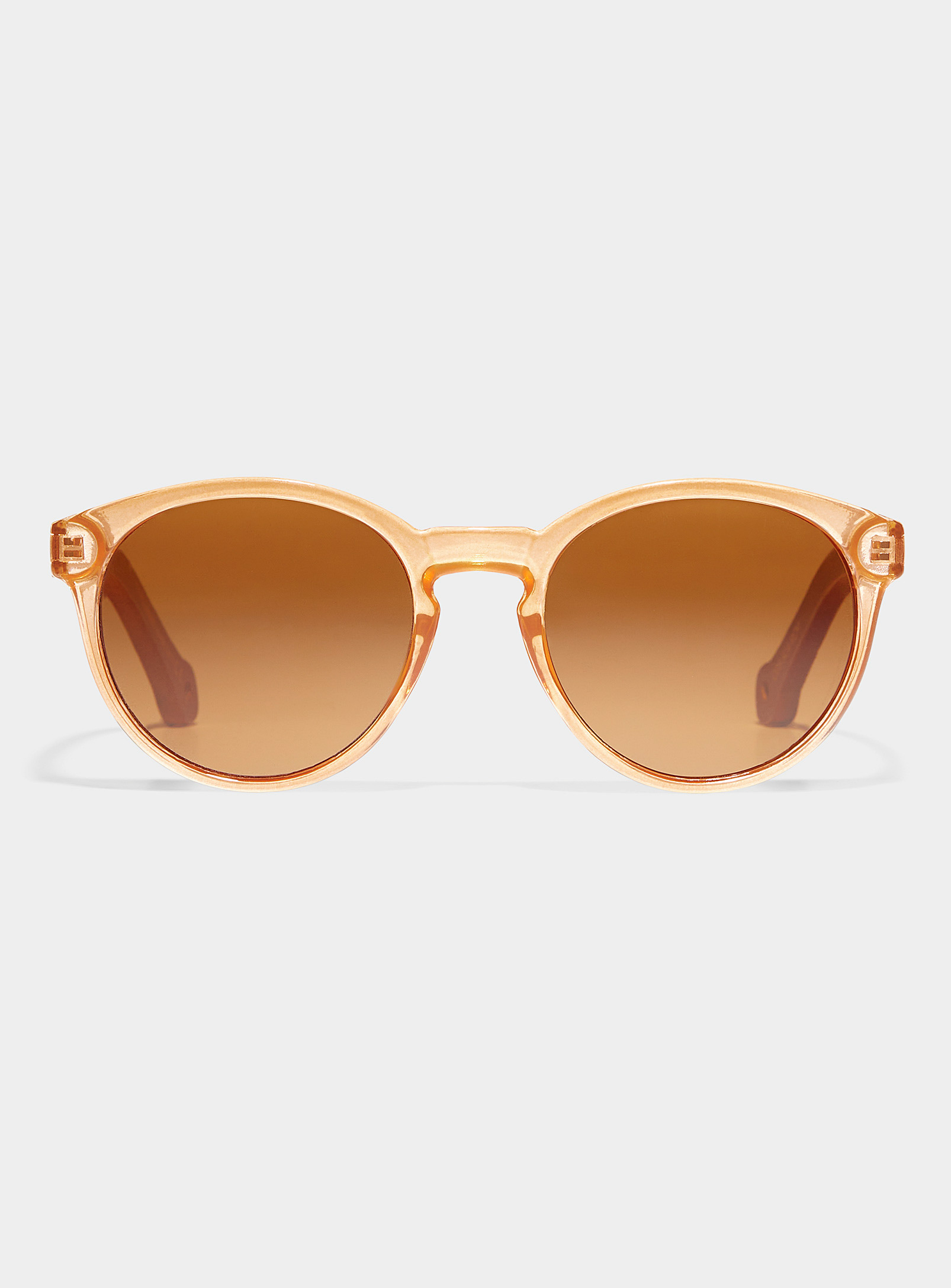 Parafina Costa Round Sunglasses In Brown
